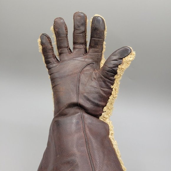 GLOVES IN TAN BROWN WOOL 463814